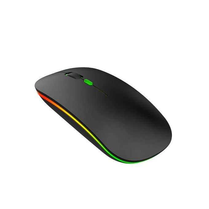 Rechargeable Wireless Mouse With Led Light