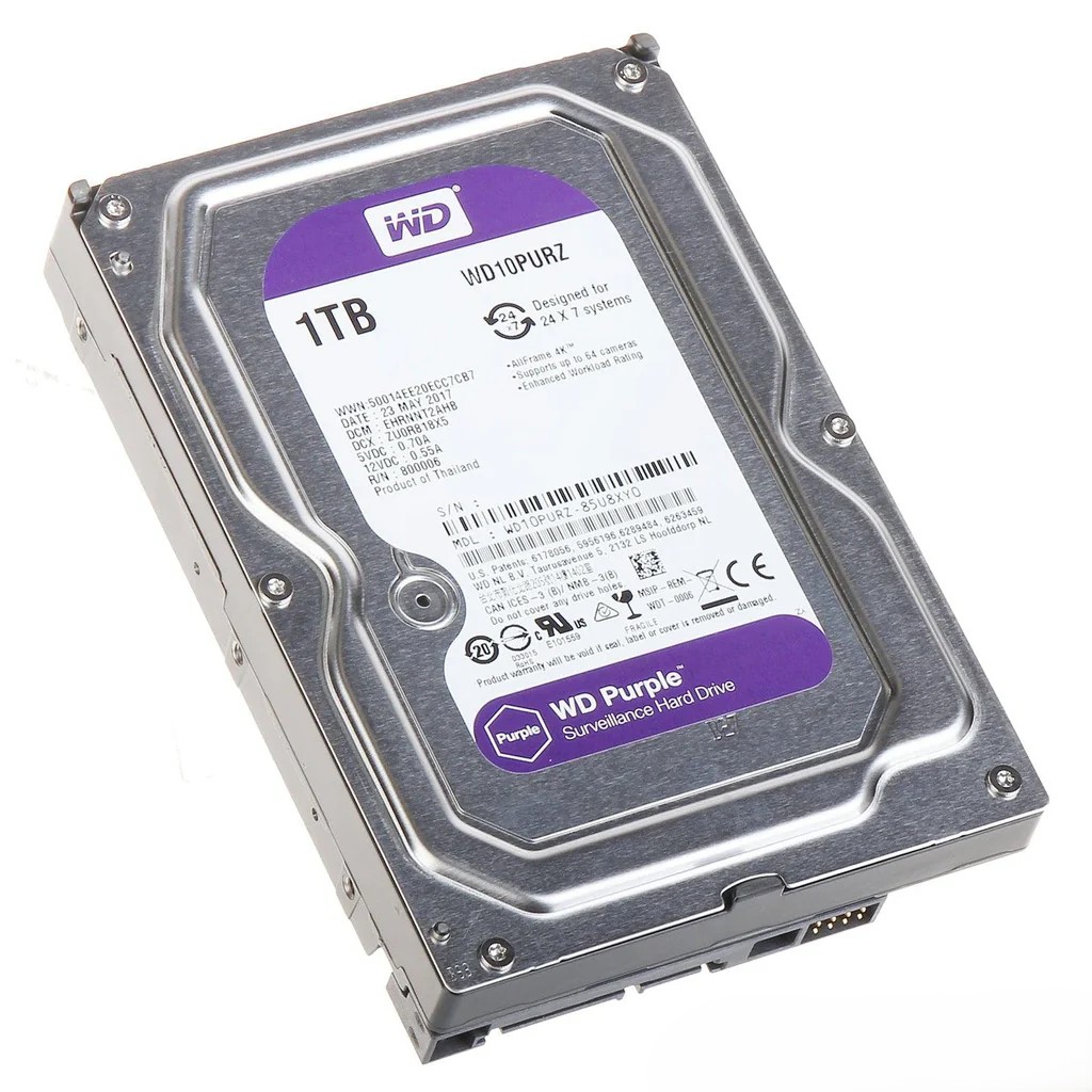 1TB Storage Hard Disk -  For CCTV, Desktops
