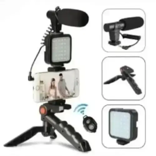Vlogging - Video Making Kit With Mini Tripod