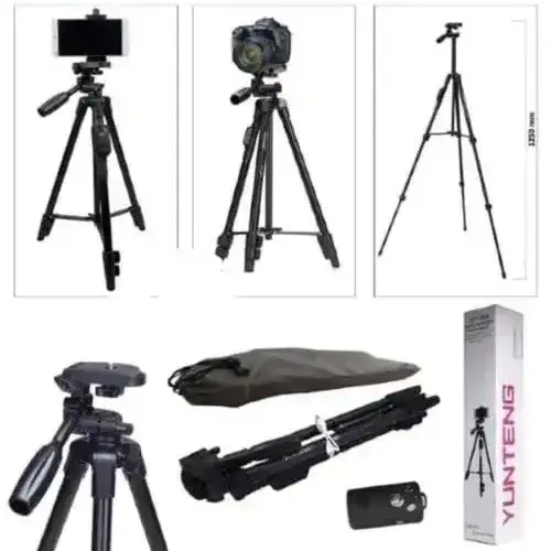 Yunteng 3388 Camera And Phone Tripod Stand