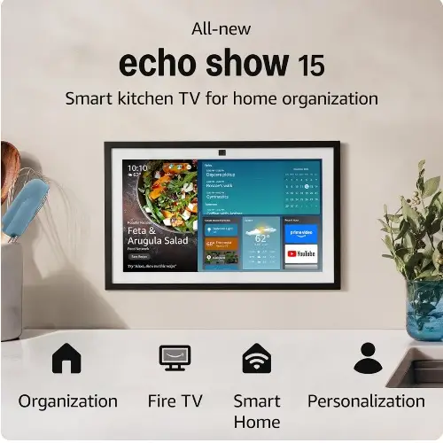 Amazon Echo Show 15 newest Model- Full Hd 15.6