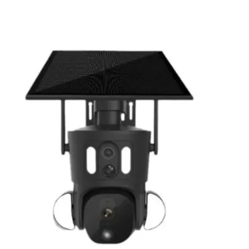 Dual Lens Solar Powered Ptz Camera 5mp UBOX with full light